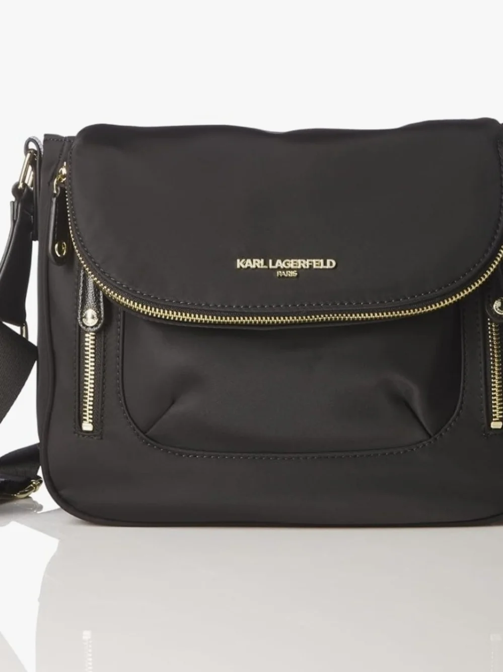 Karl Lagerfeld Black Crossbody Shoulder Bag